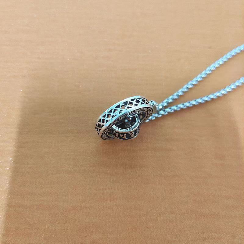 Anhänger Kette Tibetischer Gelassenheit Silber Ornament
