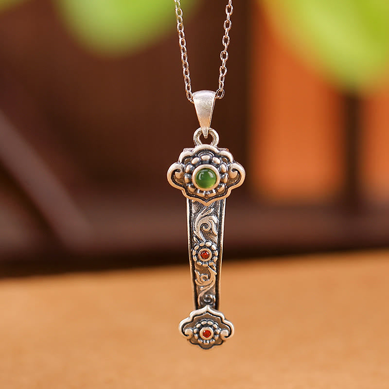Kette Ruyi Grün Jade Antik