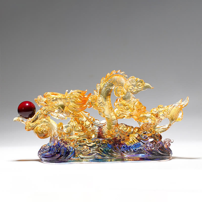 Drache Figur Liuli Kristall Schutz Geschenk
