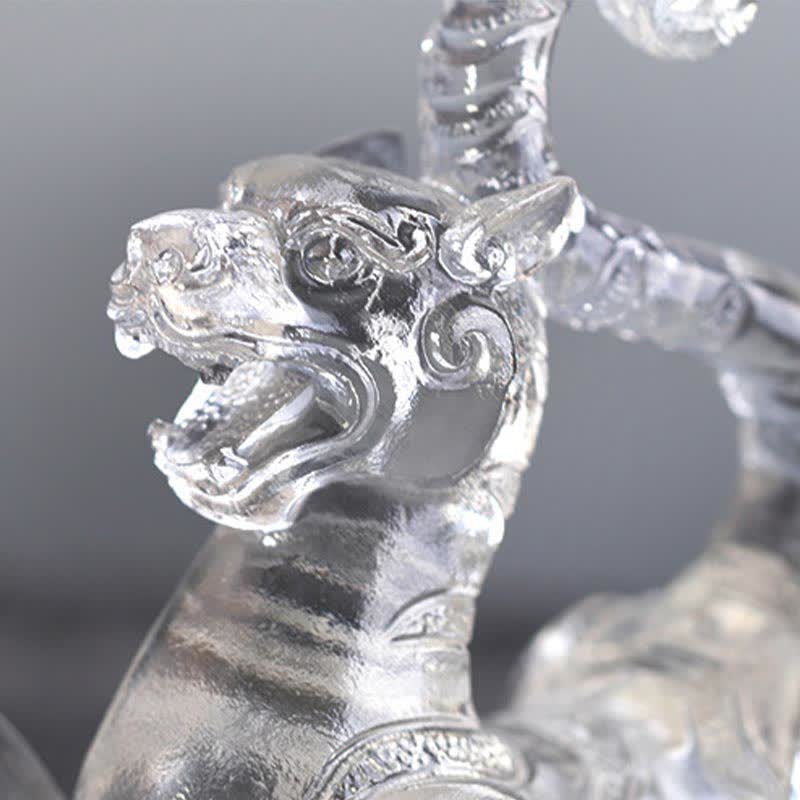Drache Figuren Liuli Kristall Statue