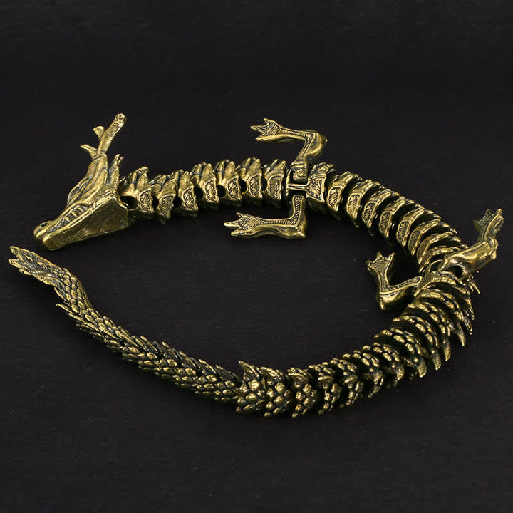 Drache Figuren Messing Reichtum Schutz Geschenk