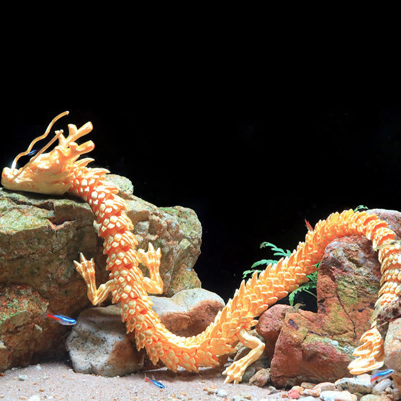 Drachen Figur Leuchtend Feng Shui Statue