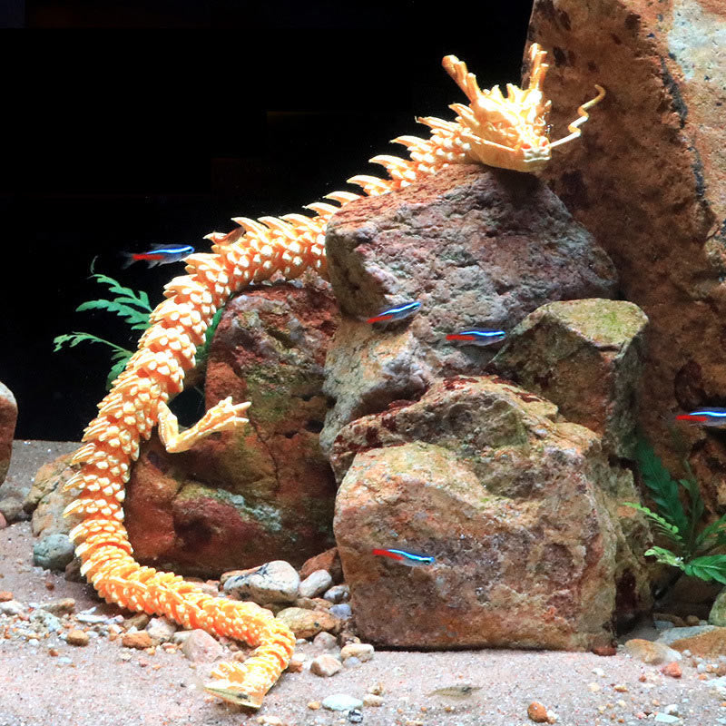 Drachen Figur Leuchtend Feng Shui Symbol