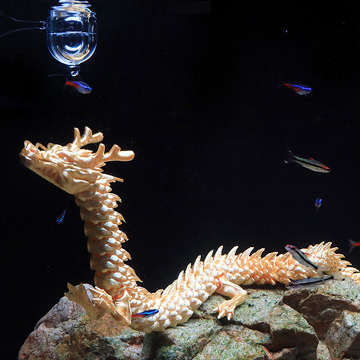 Drachen Figur Leuchtend Feng Shui Wohnzimmer