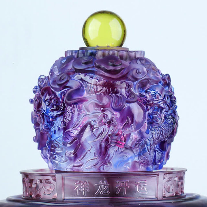 Drachen Figur Liuli Drehbar Glücksbringer