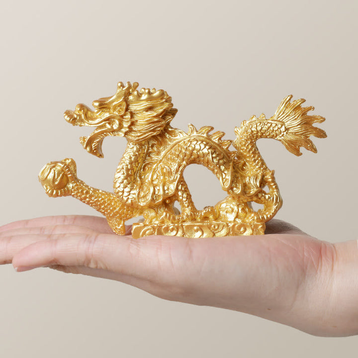 Drachen Figuren Deko Wolke Reichtum Glücksbringer