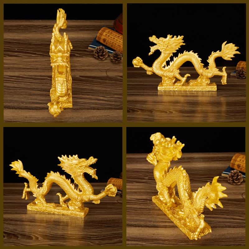 Drachen Figuren Deko Wolke Reichtum Symbol