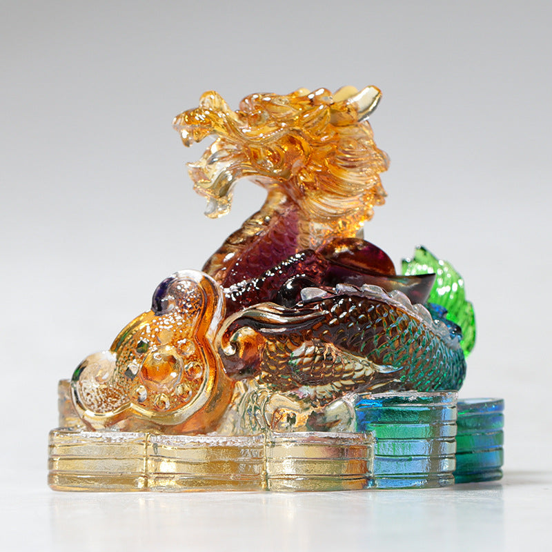 Drachen Figuren Tierkreis Liuli Feng Shui
