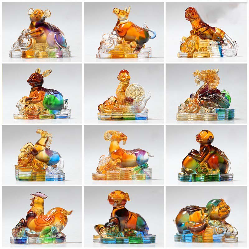 Drachen Figuren Tierkreis Liuli