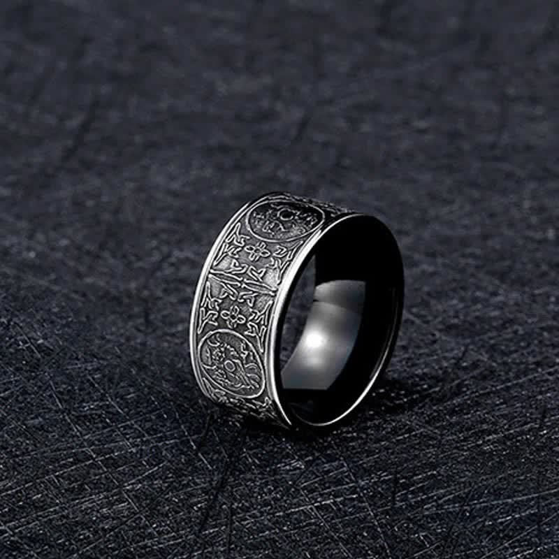 Ring Drachen Tiger Basalt Suzaku Erfolg Glück Fengshui Kupfer