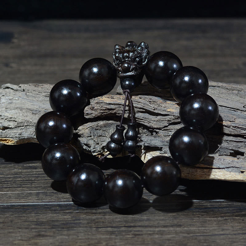Armband Drache Sandelholz – Schutz & Kraft