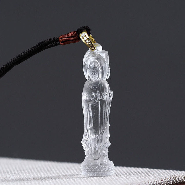 Kette Liuli Avalokitesvara Buddha Harmonie Kristall
