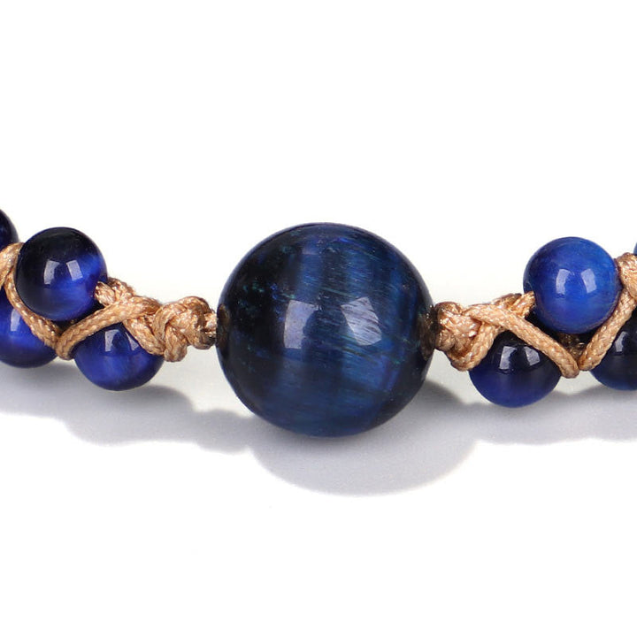 Armband Blaues Tigerauge - Fokus Mut & Klarheit