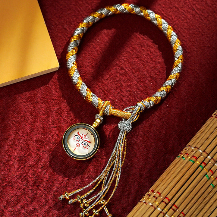Armband Drachen Gold Silber Glück Wohlstand Energie Anhänger Rot