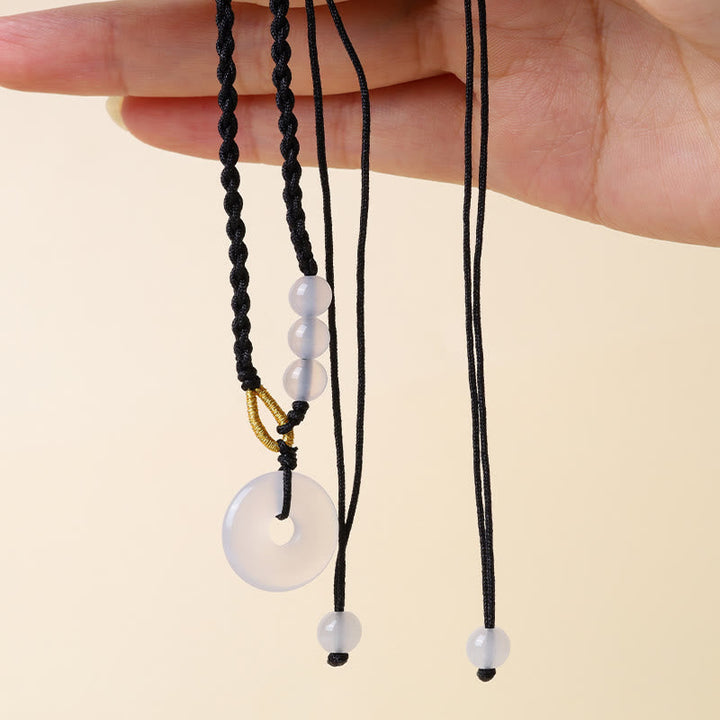 Anhänger Aquamarin Edelstein Heilstein Schmuck Weiß