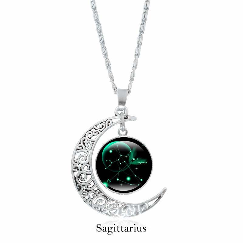 Kette Obsidian Sternzeichen Mond – Schutz & Harmonie | Zen Spirit