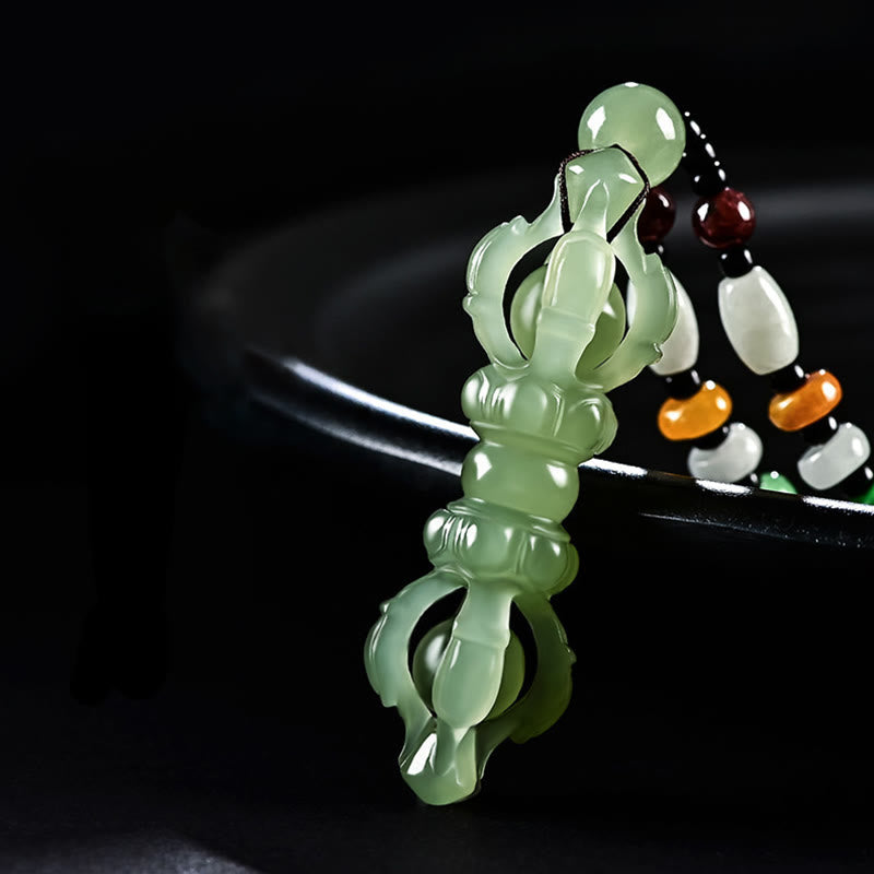 Hetian Jade Anhänger Kette Erfolg Natur Harmonie