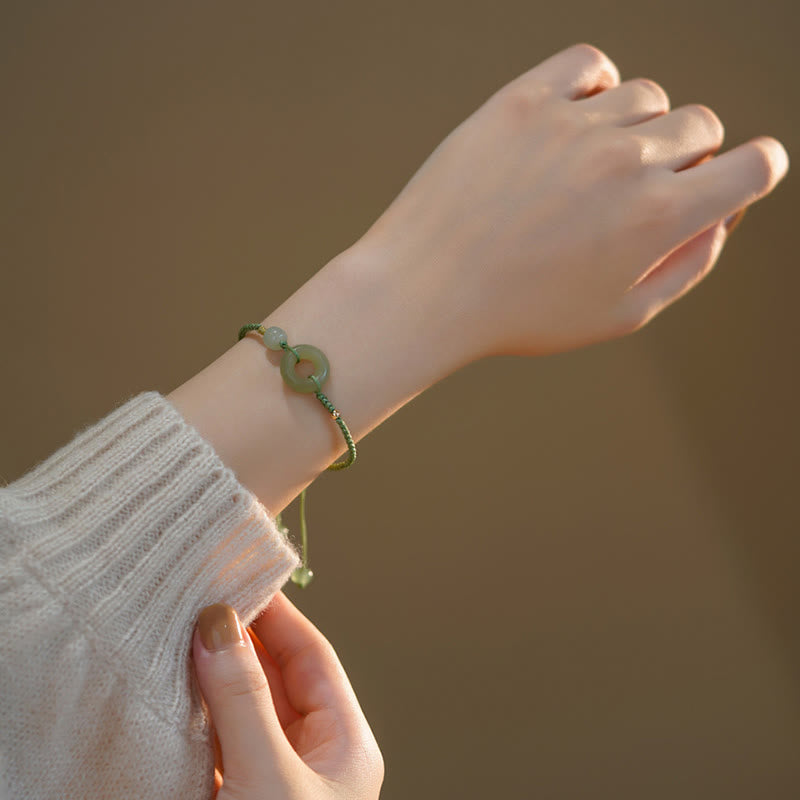 Armband Jade Lotus – Glück & Frieden