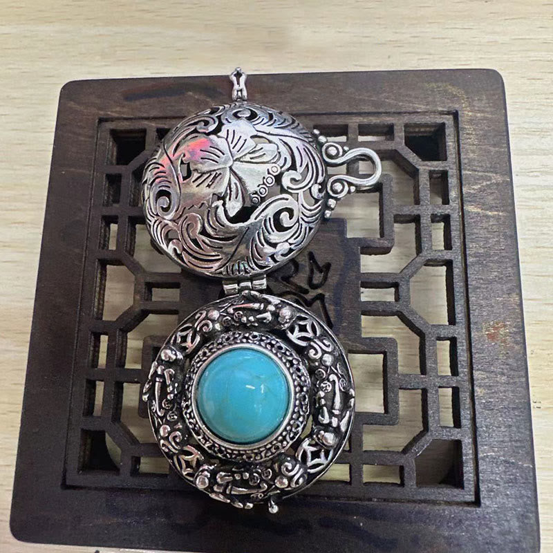 Pixiu Dzi Kette Silber Glück