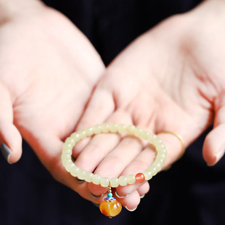 Armband Roter Achat Kristall – Wohlstand in Händen getragen natürlich.