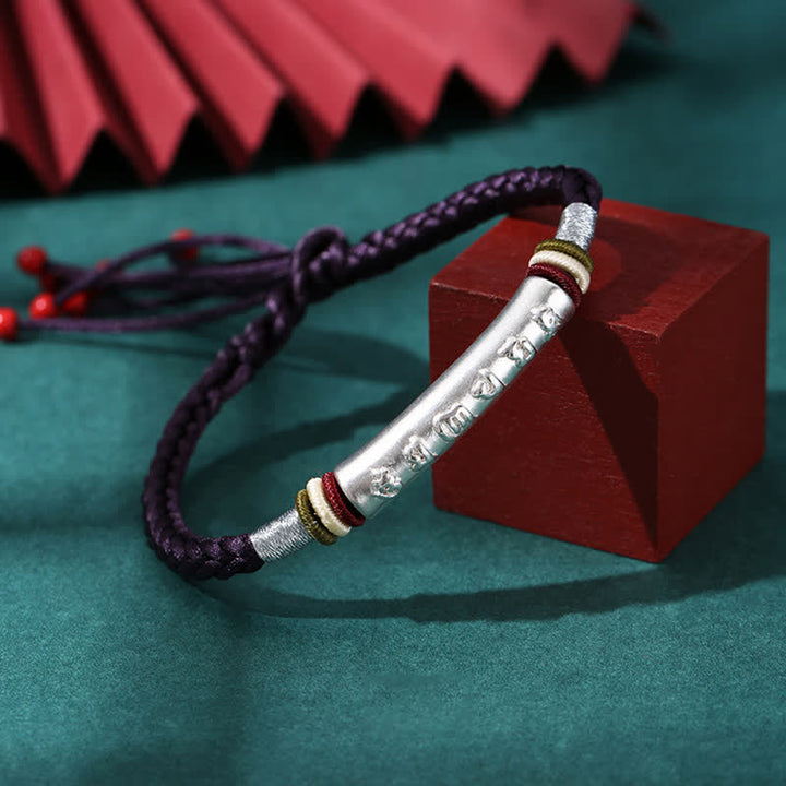 Armband 925 Silber Om Mani Padme Hum – Schutz & Stärke