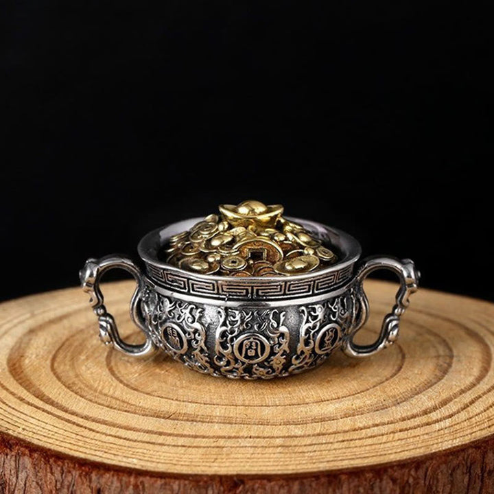 Kette Kupfer Münze Ingot Wohlstand Silber Schale