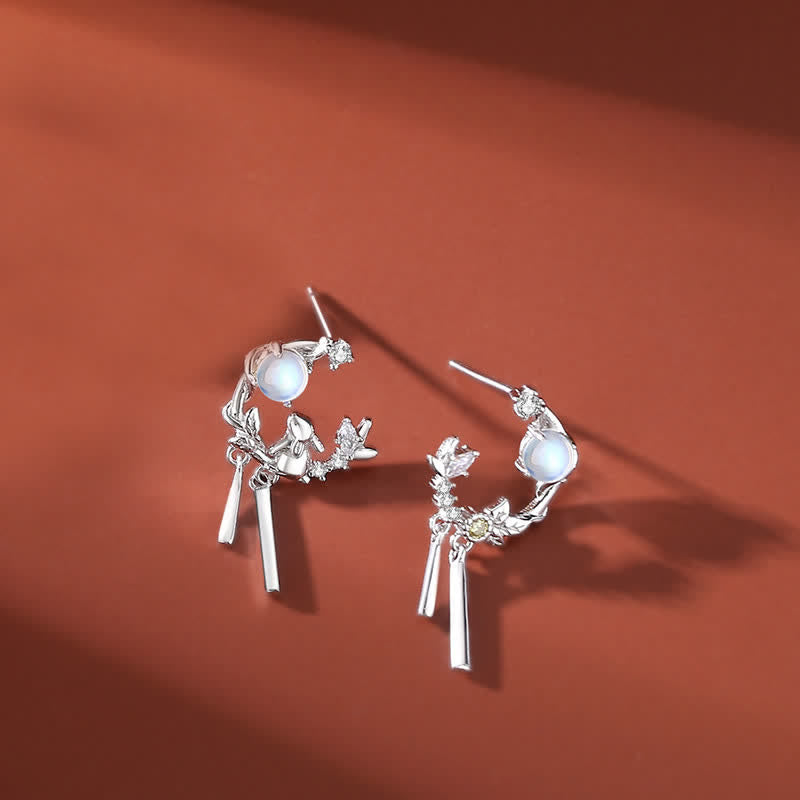 Armband Mondstein - Halskette & Ohrringe