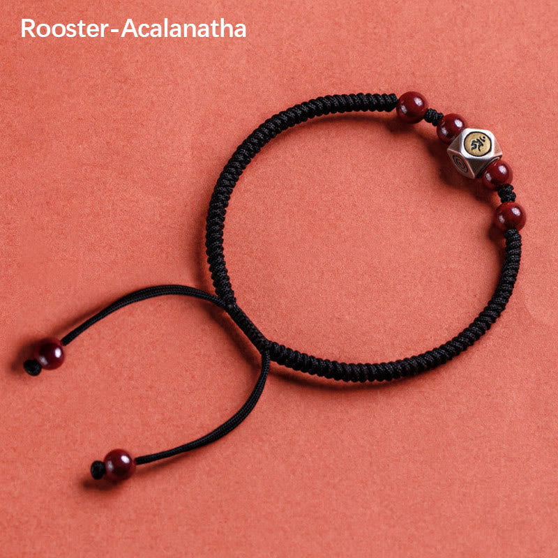 Armband 925 Silber Zinnober Chinesisches Tierkreis – Ruhe