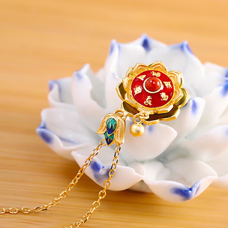 Anhänger Lotus Rot Harmonie