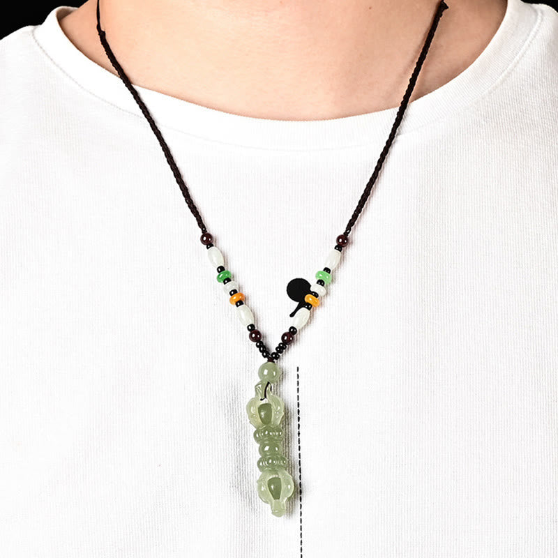Anhänger Kette Hetian Jade Erfolg Natur