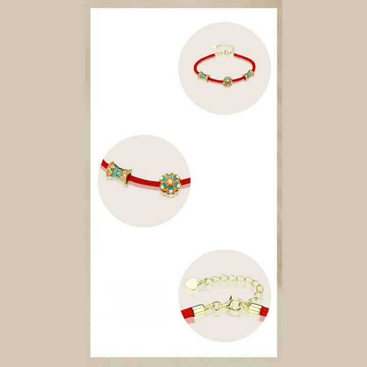 Armband 925 Silber Lotus