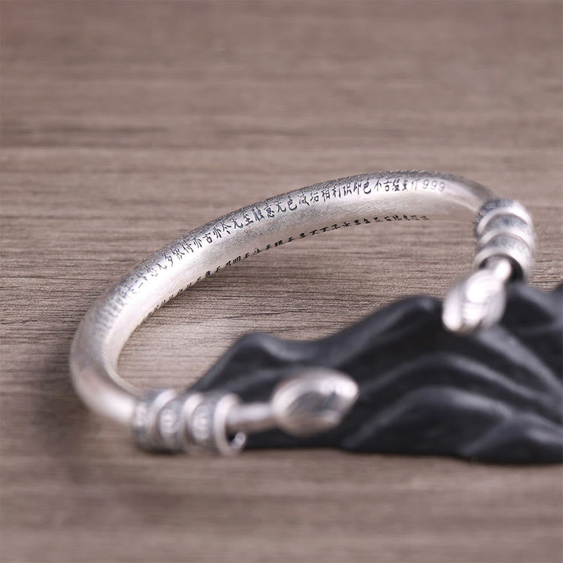 Armband 925 Silber Om Mani Padme Hum – Frieden & Balance