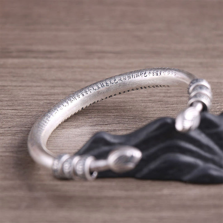 Armband 925 Silber Om Mani Padme Hum – Frieden & Balance