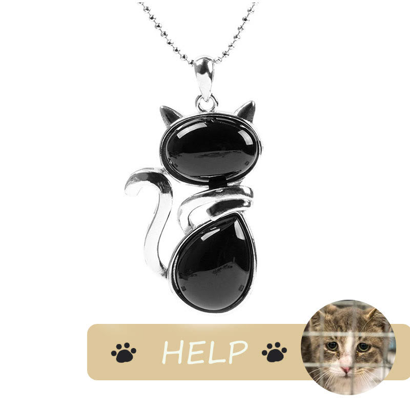 Kette Kristall Katze – Schutz & Glück | Zen Spirit