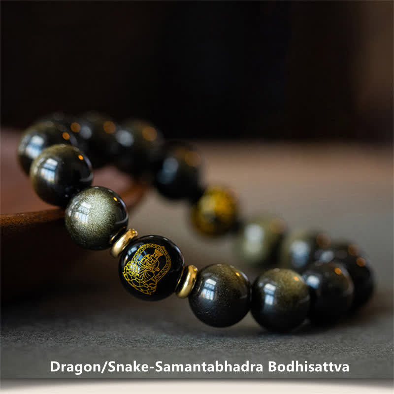 Armband Obsidian Chinesisches Tierkreis – Schutz & Wohlstand – Bild 11