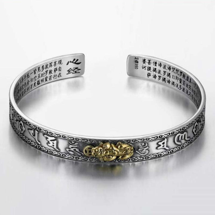 Armband Feng Shui PiXiu Reichtum Glück Silber
