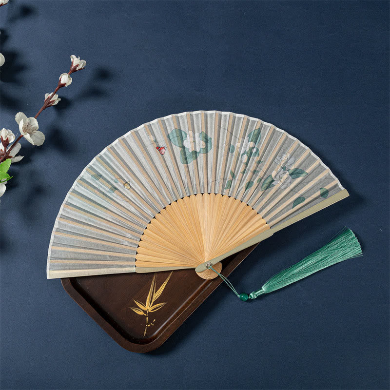Japanisch Fächer Lotus Begonie Jasmin Jasmin Breiter Fächer / Spezial-Quaste