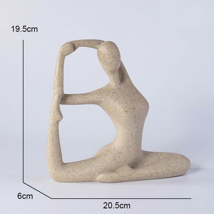 Zen Meditation Buddha Yoga Abstrakt Yoga stehend groß