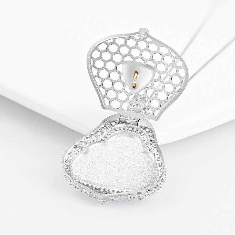 Medaillon offene Schmuck Gehäuse