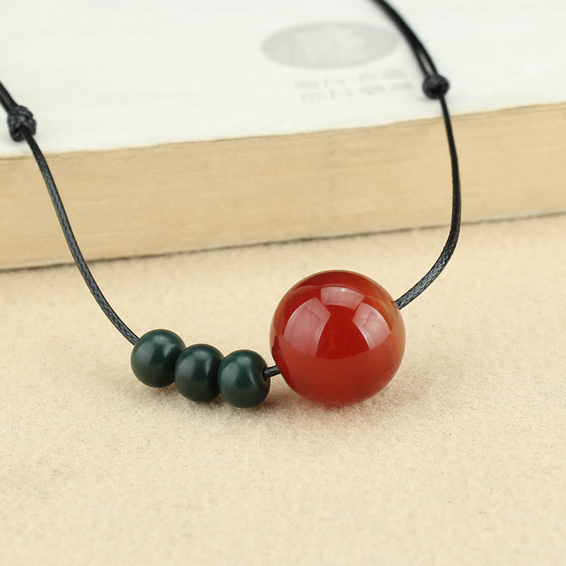 Kette Roter Achat Aventurin – Gelassenheit