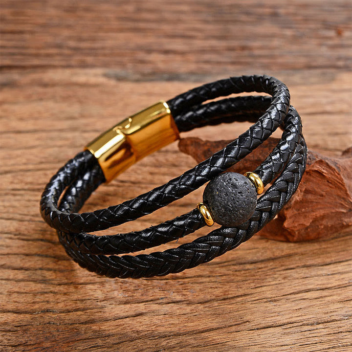 Armband Tigerauge Amethyst – Balance Energie