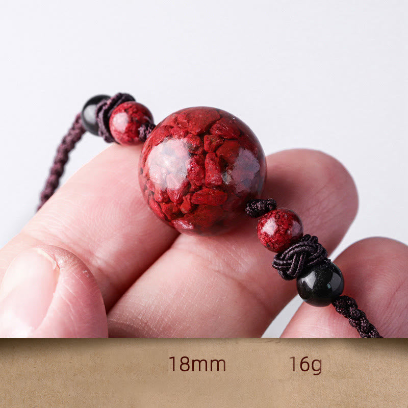 Cinnabar Buddha 18mm