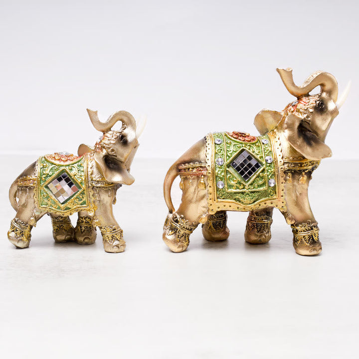 Elefant Figur Feng Shui Set