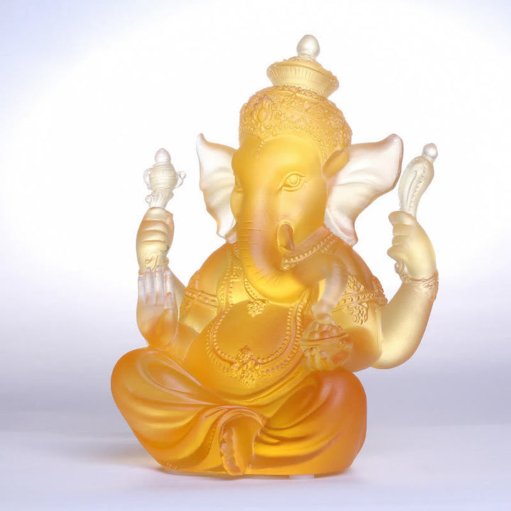 Elefant Figur Ganesha Liuli Kristall Glücksbringer