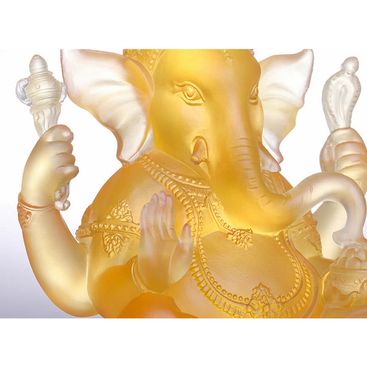 Elefant Figur Ganesha Liuli Kristall Statue