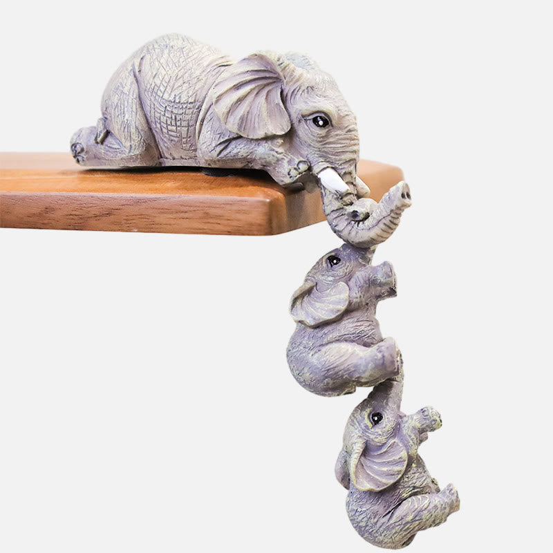 Elefant Figuren Kantenhocker Deko