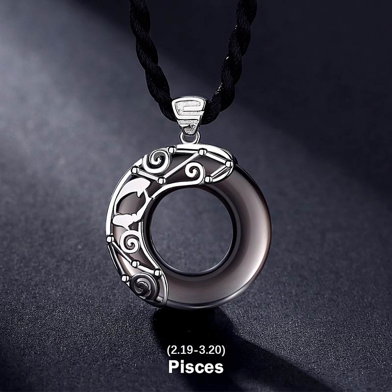 Kette Obsidian Widder – Mut & Glück | Zen Spirit