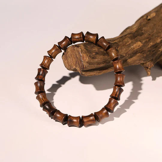 Armband Rosenholz Fu-Zeichen