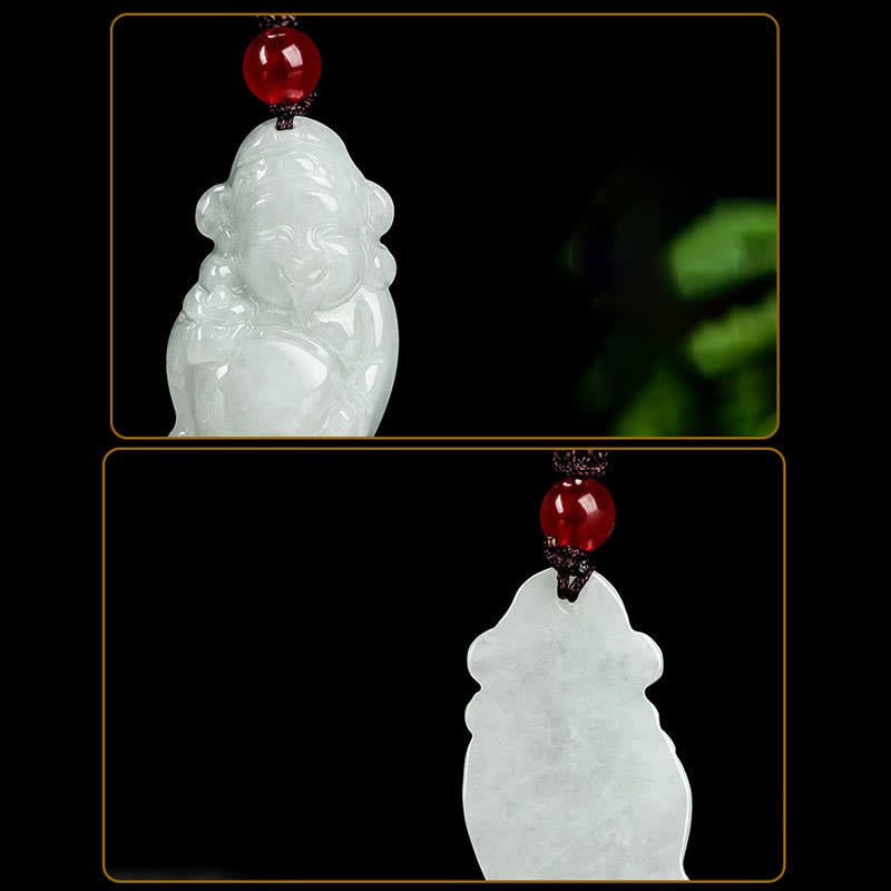 Jade Buddha Kette Variationen Natur