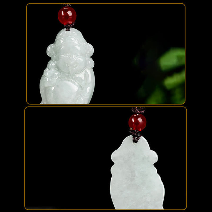 Jade Buddha Kette Variationen Natur
